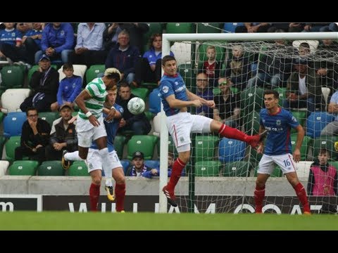 Linfield vs Celtic, Uefa Champions League 2nd Round Qualifier 1st leg.