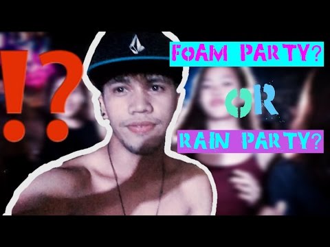Foam Party became Rain Party!