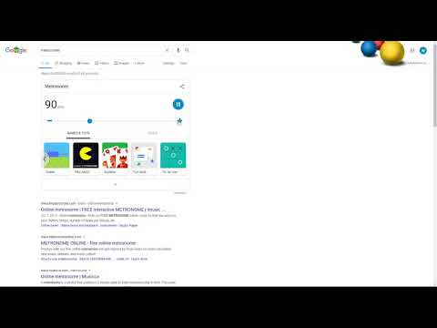 metronome but every 1o beeps it gets faster