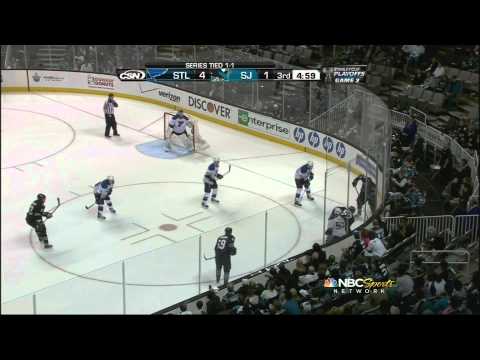 St Louis Blues - San Jose Sharks 4-3 4/16/12 Game 3