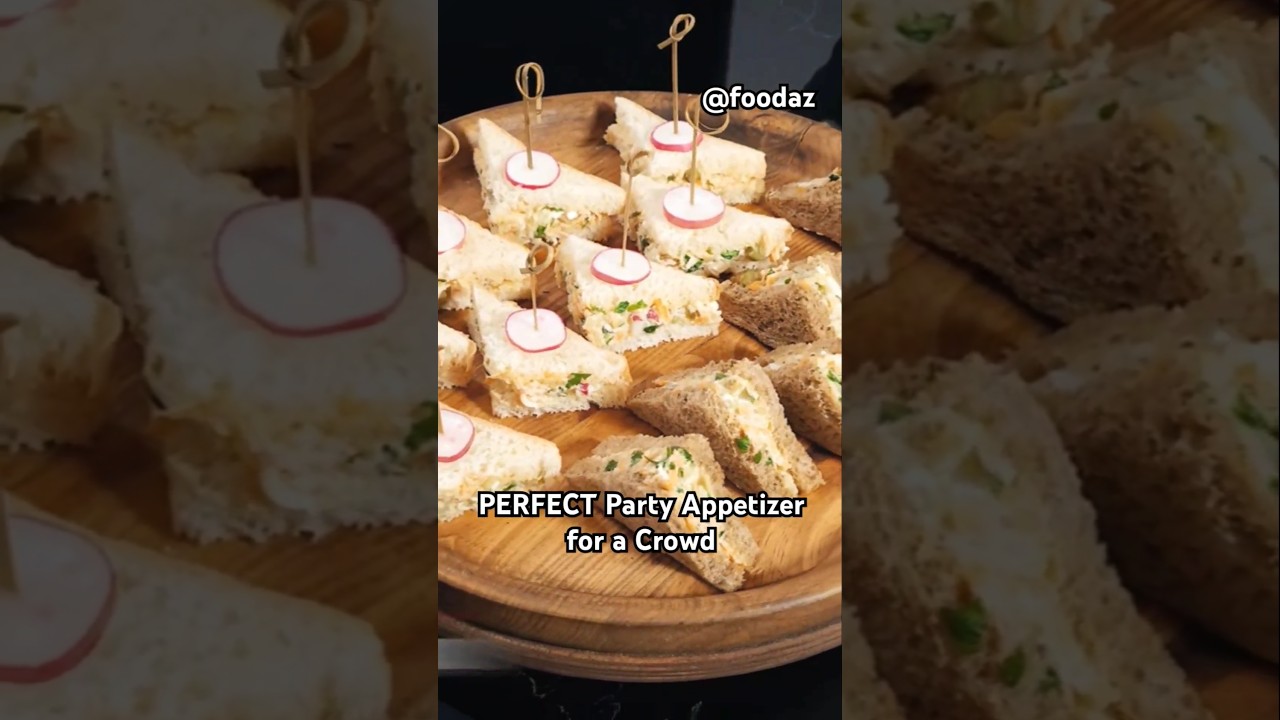 Cute Mini Sandwiches Are the PERFECT Party Appetizer for a Crowd!