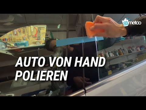Auto polieren von Hand | Klavierlack Auto Kratzer entfernen