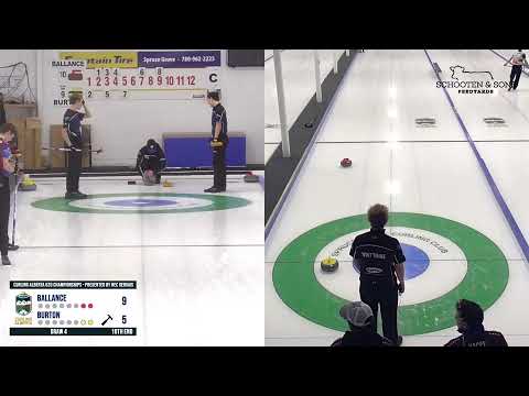 Curling Alberta U20 Provincials - Burton vs Ballance