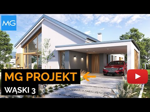 Projekt domu Wąski 3 MG Projekt - 123,72 m2