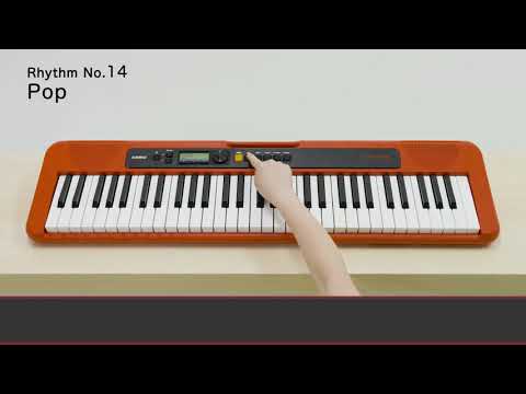 Casio CT-S200 MIDI keyboard 61 keys USB Raudona, Baltas video