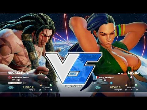 Phenom ( Necalli ) VS Will2Pac ( Laura ) HD 1080p 60fps - Street Fighter 5