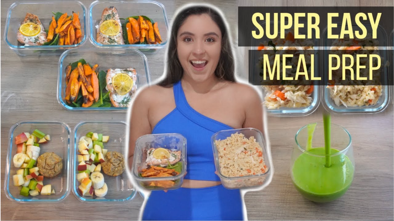 MEAL PREP | 4 super easy and healthy recipes for work week