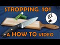 Stropping a Knife - A How-To Video from Canadian Cutting Edge University