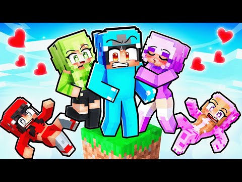 Surviving On ONE BLOCK With EVERY CRAZY FAN GIRL!