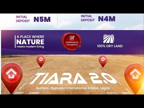 Residential Land For Sale Tiara Estate 2.0 Aiyetoro Opposite Lekki International Airport Ibeju-Lekki Lagos