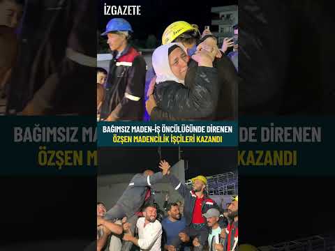 Bağımsız Maden-İş öncülüğünde direnen Özşen Madencilik işçileri kazandı #madencilik #grev