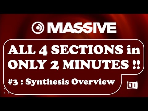 Massive Tutorial for Beginners:  All 4 Sections of Native Instruments' Massive Tutorial