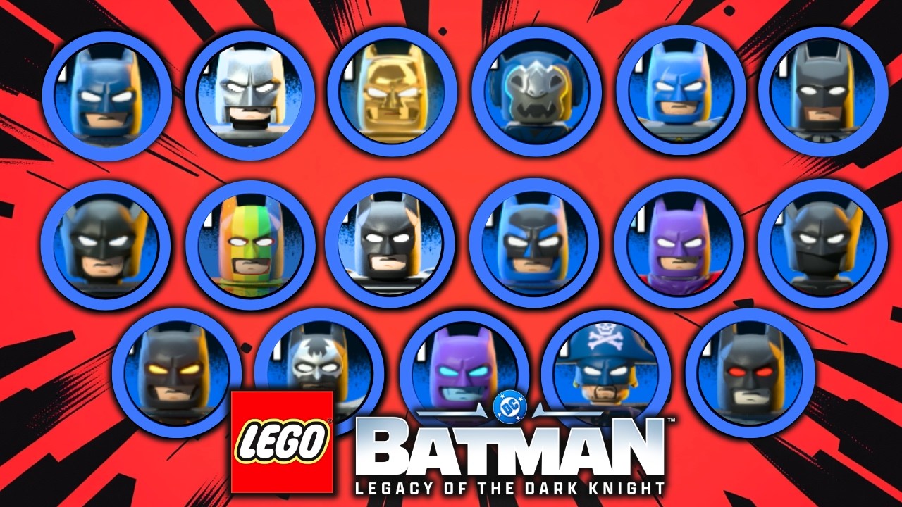 ALL 1075 Batman Costumes Unlocked in LEGO Batman…