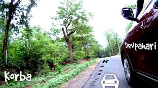 preview picture of video 'Road View from Korba to Devpahari'