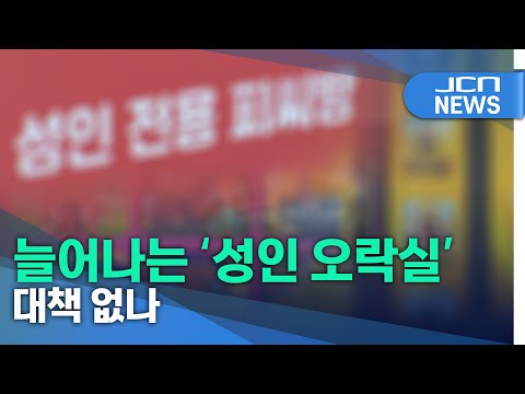 늘어나는 '성인 오락실' 대책 없나