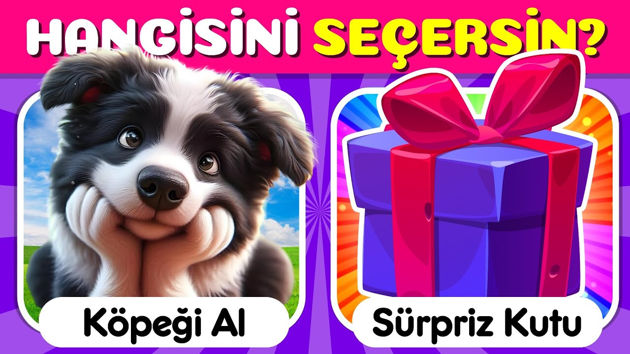 Hangisini Tercih Edersin? 🎁🎉SÜRPRİZ KUTU ÖZEL - Sürpriz Hediye Kutusu Bulmaca