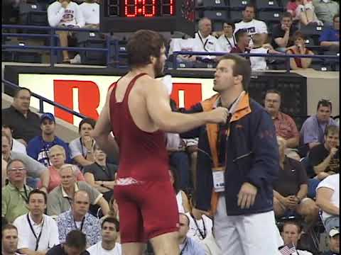 84 kg Cael Sanderson (Sunkist) vs Lee Fullhart (Gator) - 2004 Olympic Trials Finals Match 1