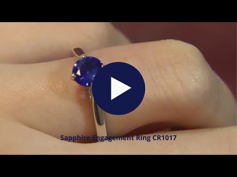 Sapphire Engagement Ring CR1017