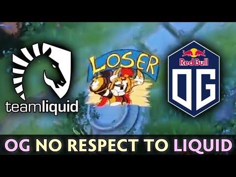OG NO RESPECT to LIQUID — TI9 GRAND FINALS