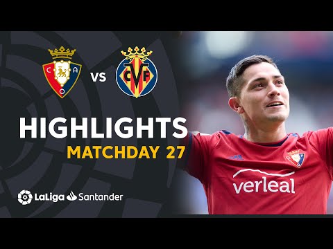 Resumen de CA Osasuna vs Villarreal CF (1-0)
