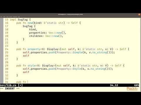 Rust Programming Recipes Builder Patterns Using SVGs | packtpub com