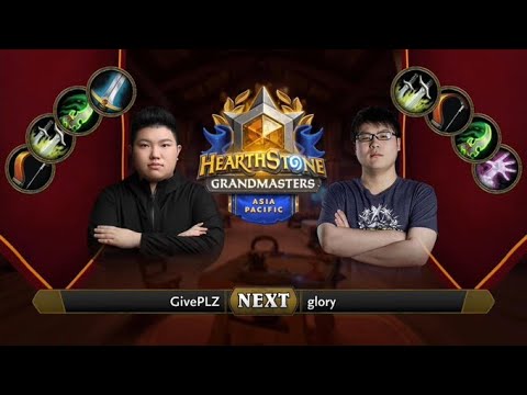 GivePLZ vs glory | 2021 Hearthstone Grandmasters Asia-Pacific | Initial | Season 2 | Playoffs