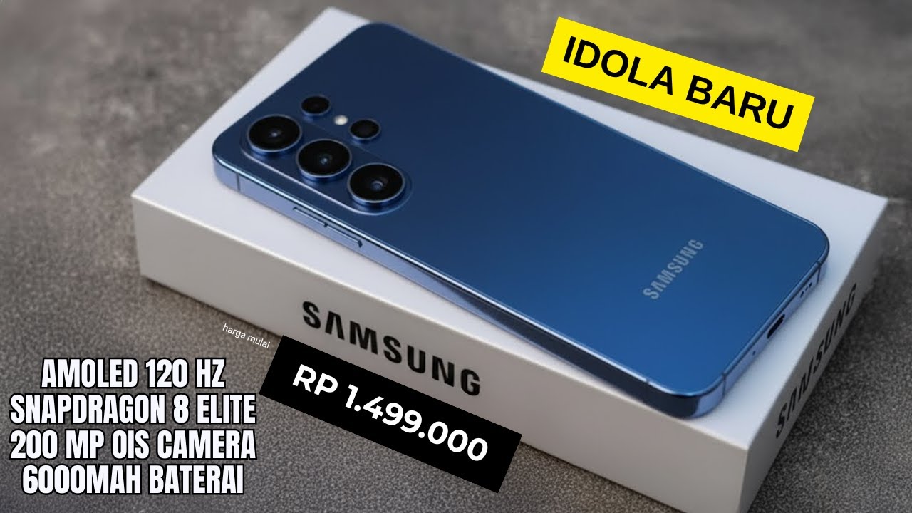 BARU DIRILIS‼️RAM 12/512 GB, 200 MP, 6000mAh - HP SAMSUNG TERBARU AKHIR 2025