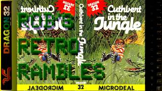 Cuthbert in the jungle on Dragon32 (Rob's Retro Rambles)