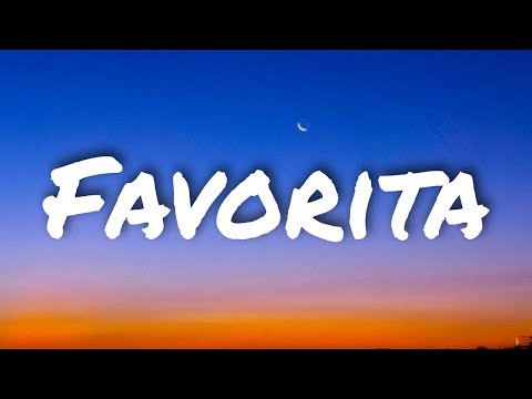 Dalex - Favorita ft. Favela (Lyrics/Letra)