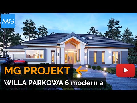 Projekt domu Willa Parkowa 6 modern A MG Projekt - 207,29 m2