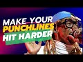 HOW TO MAKE YOUR RAP PUNCHLINES HIT HARDER