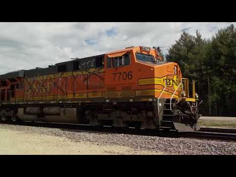 BNSF 7706 (tagged) w/H-NTWGAL restarting 5/14/22