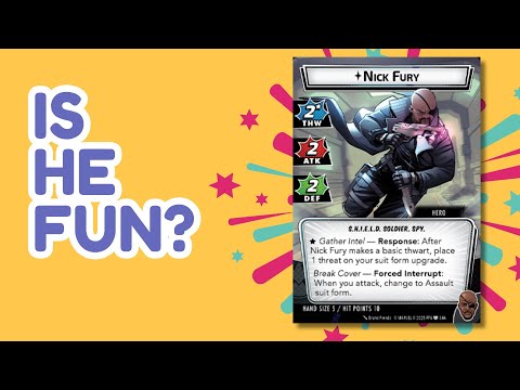 Nick Fury Review for Marvel Champions