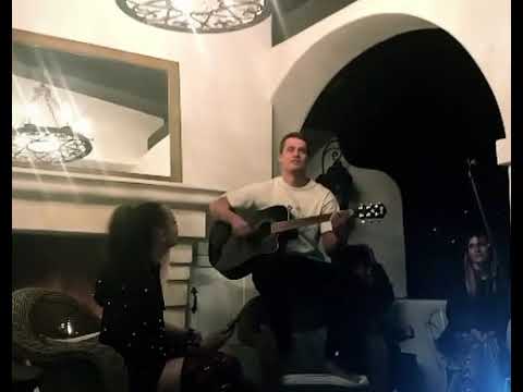 Sofia Carson and Nicholas Galitzine singing Shallow together