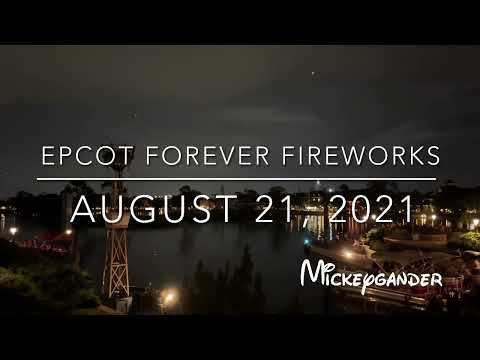 Epcot Forever Fireworks POV before they end September 28, 2021 on my 50th Bday!