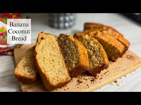 Banana Coconut Bread! A recipe to make you dance💃