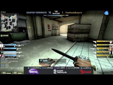 Game Ninja CS:GO #2 - 5In vs FreeHeadsBulgaria