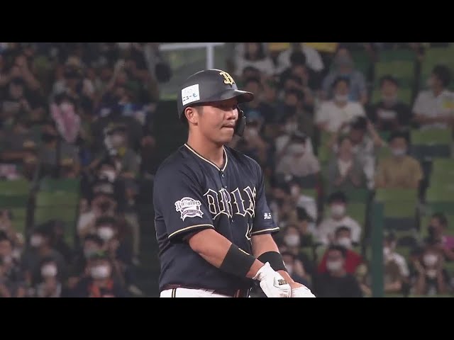 【2回表】スタメン起用に応える!! バファローズ・頓宮裕真 センターへのタイムリー2ベースヒットで先制に成功!! 2022年8月20日 埼玉西武ライオンズ 対 オリックス・バファローズ