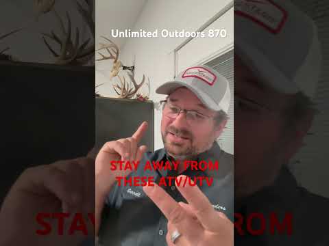 DO NOT BUY THESE ATV/ UTV #mechanics #atv #utv #donotbuy #opinion