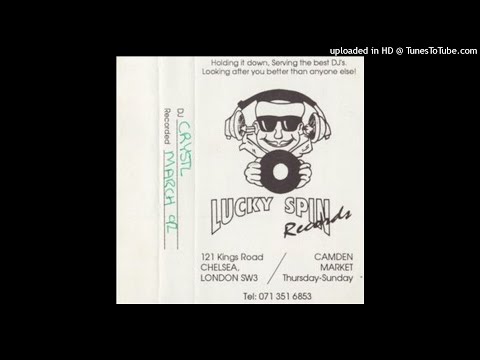 DJ Crystl - Lucky Spin Records Studio Mix a side  [March '92]