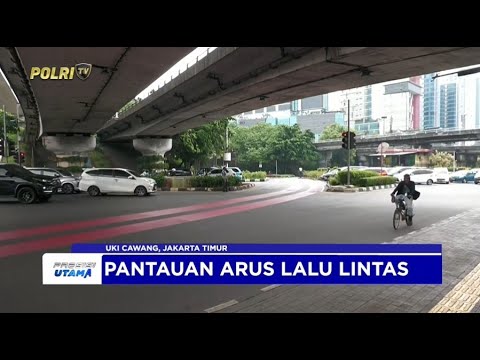 NTMC POLRI - PANTAUAN ARUS LALU LINTAS DI UKI CAWANG, JAKARTA TIMUR