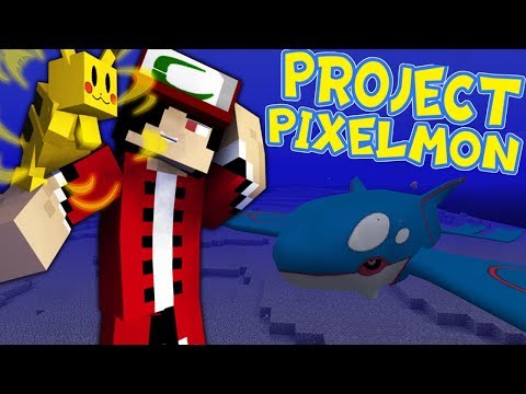 A PRIMAL KYOGRE APPEARS! || Minecraft Project Pixelmon Episode 8