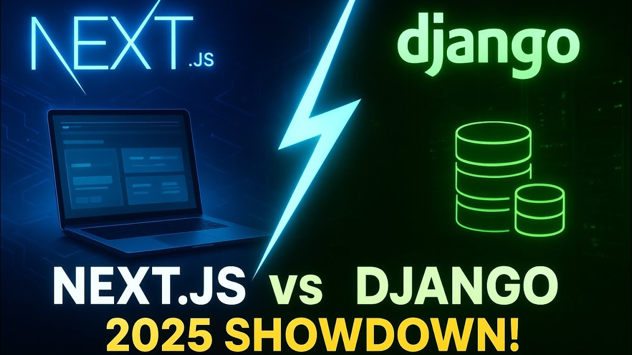 Next.js Vs Django: Fastest Stack for Full-Stack Web Dev in 2025