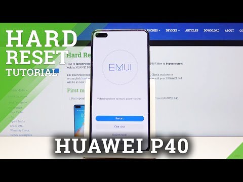 Hard Reset HUAWEI P40 - Remove Screen Lock / Factory Reset by Recovery Mode