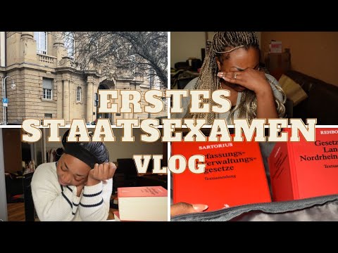 JURASTUDIUM: ERSTES STAATSEXAMEN - VLOG I ClaudeBeauty