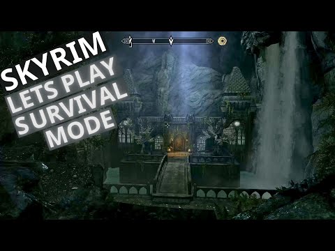 Skyrim Anniversary Edition: Survival Mode Let's Play Episode 20! Dragonborn DLC!