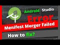 Migrate to AndroidX | Manifest merger failed Attribute application@ppComponent | Android Studio