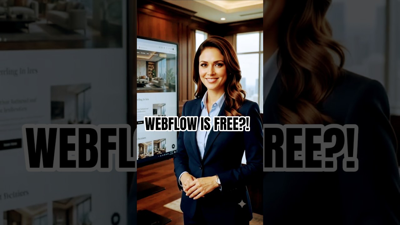 I Built a Premium Website With Webflow — For Free