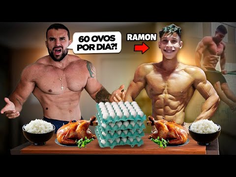 Fiz a Dieta e Treino de RAMON DINO Antes da FAMA!! (Inacreditável)