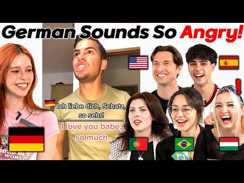 Is German An Angry Language? | People React To Harsh German Words For The First Time